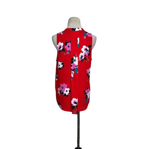 41 Hawthorn red floral sleeveless blouse size Small - Picture 16 of 16